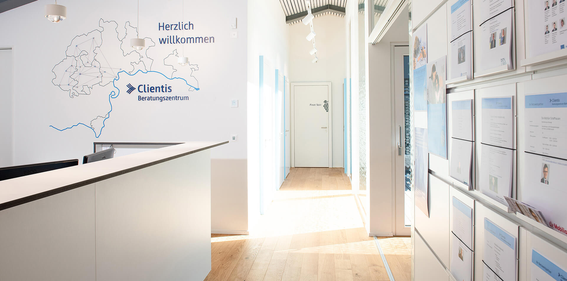 Clientis Beratungszentrum Büro Innenräume